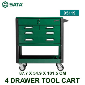 Trolley 4 Laci 4 Drawer Tool Cart Sata Tools - 95119