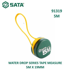 Meteran 5 M x 19mm 91319 Water Drop Tape Measure 5 Meters Sata Tools