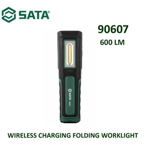 Lampu Senter 90607 - Wireless Charging Folding Worklight Sata Tools