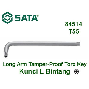 Kunci L Bintang 84514 - Torx Tamper Proof Key T-55 Sata Tools