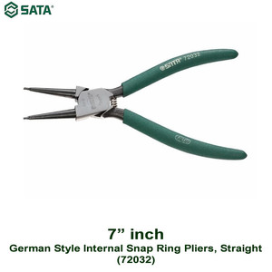 Tang Snap Ring Plier Internal Straight 7" 72032 German Style Sata Tool