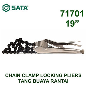 Tang Buaya Rantai 71701 - 19” Chain Clamp Locking Pliers Sata Tools