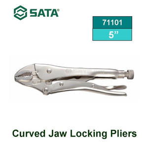 Tang Buaya 71101 Curved Jaw Locking Pliers 5" Sata Tools