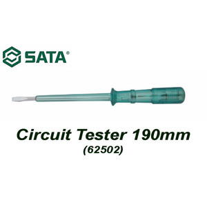 Obeng Test Pen Circuit Tester 190 mm 62502 Sata Tools