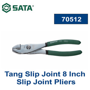 Tang Slip Joint 8 Inch - Slip Joint Pliers 70512 Sata Tools