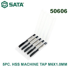 Mata Bor 50606 - 5Pc. Hss Machine Tap M6 X 1.0 mm Sata Tools