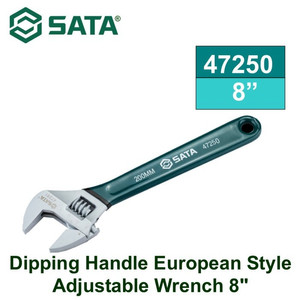 Kunci Inggris 47250 8" Dipping Handle European Style Adjustable Wrench