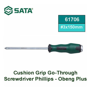 Obeng Ketok Plus 3 x 150 mm 61706 Phillips Screwdriver Sata Tools