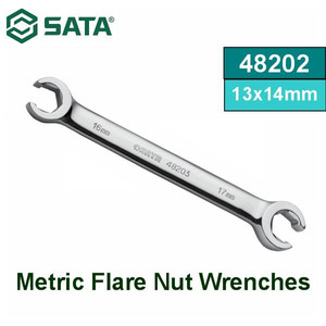 Kunci Pas 48202 Metric Flare Nut Wrench 13 X 14 mm Sata Tools