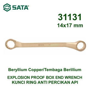 Kunci Ring Anti Percikan Api 31131 14 X 17 mm Box End Wrench Sata Tool