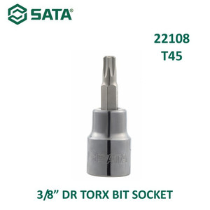 Mata Sok Bit Bintang T45 22108 - 3/8" Dr. Bit Socket Torx Sata Tools