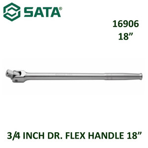 Gagang Kunci Sok 450 mm 16906 3/4" Flex Handle 18” Breaker Bar Sata