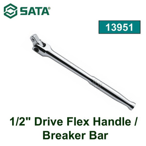 Gagang Kunci Sok 13951 1/2" Flex Handle/Breaker Bar 432mm Sata Tools