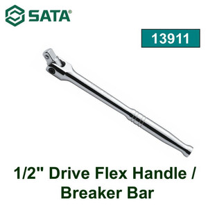 Gagang Kunci Sok 13911 1/2" Flex Handle/Breaker Bar 375 mm Sata Tools