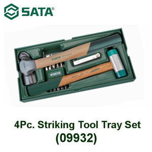 Palu Set 09932 SATA TOOLS 4 Pcs Striking Tool Tray Set 09932A