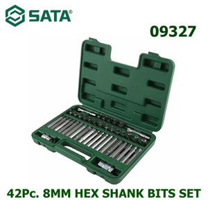 Mata Obeng Sata Tools 09327 ( 42 PCS. 8MM Hex Shank Bits Set )