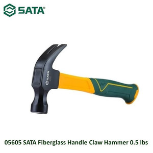 Palu Kambing 0.5 Lbs 05605 Fiberglass Handle Claw Hammer Sata Tools