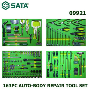 Tool Kit Set 09921 - 163Pc Auto-Body Repair Tool Set Sata Tools