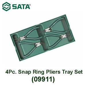 Tang Jepit 09911 Tray Set - 4 Pcs Snap Ring Pliers Set Sata Tools