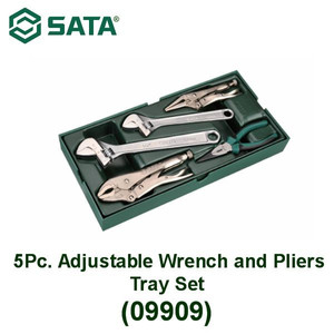 Kunci Inggris dan Tang Set 5 pcs Metrik 09909 Tray Set Sata Tools