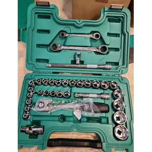 Kunci Sok Shock Set 09099 - 33Pc. 1/2" Dr. Socket Set Sata Tools