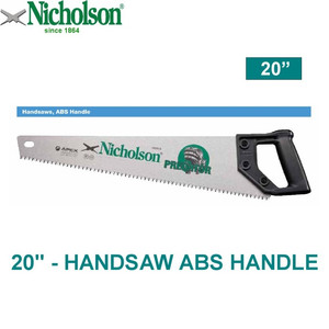 Gergaji Kayu/Gergaji Tangan 20" - Handsaw Abs Handle Nicholson