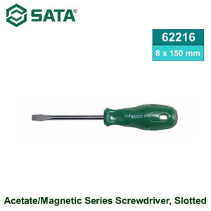 Obeng Minus Magnetik 8 x 150 mm 62216 SATA A Series Screwdriver