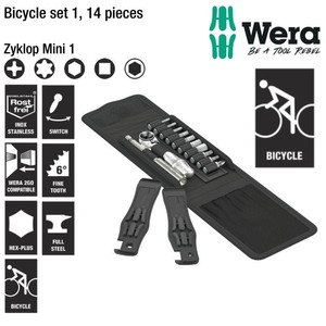 Tool Kits Sepeda Set Wera 05004170001 Tool kits Bicycle Set 1 , 12 Pc