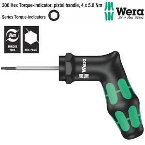 Obeng Torsi Hex-Plus 4.0mm - 5.0 Nm Wera 05027913001 Torque-indicators