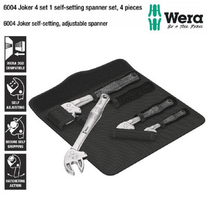 Kunci Inggris Wera 05020110001 6004 Joker 4 Set 1 self-Setting Spanner