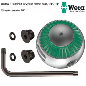 Sparepart Wera 05003648001 8000 AR Repair Kit Zyklop Ratchet Head 1/4"