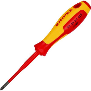 Obeng Plus/Minus VDE PH/S 1x80 mm KNIPEX 98 24 01 SLS Slim Screwdriver