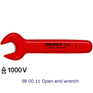 Kunci Pas Listrik 11 mm VDE 98 00 11 KNIPEX Open Jaw Wrenches