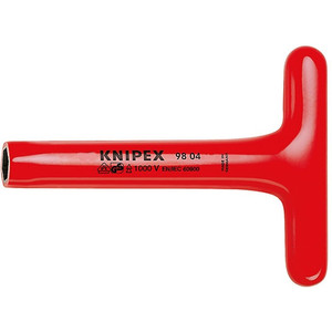 Kunci T-Sok 8 mm Listrik VDE 98 04 08 KNIPEX T-Socket Wrenches