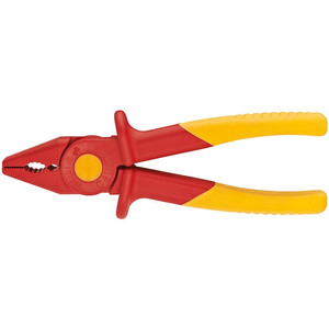 Tang Kombinasi VDE 98 62 01 KNIPEX Flat Nose Pliers Plastic Insulated