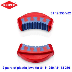 Karet Pelindung 81 19 250 V02 KNIPEX Plastic Jaws 81 xx 250 (2 pairs)