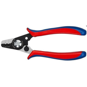 Tang Kupas Kabel Optik 12 82 130 KNIPEX WIRE STRIPPER FOR FIBRE OPTIC