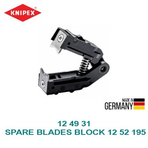 Pisau Blade Pengganti 12 49 31 KNIPEX Spare Blades Block 12 52 195