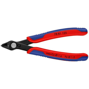 Tang Potong Kawat 78 81 125 KNIPEX Electronic Super-Knips Comfort Grip