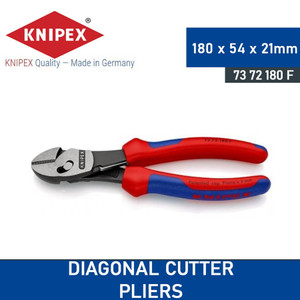 Tang Potong Diagonal 73 72 180 F KNIPEX Diagonal Cutters W/Open Spring