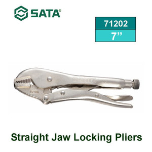 TANG 71202 STRAIGHT JAW LOCKING PLIERS 7" SATA