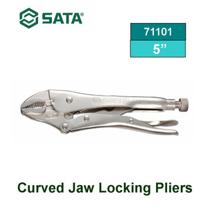 TANG BUAYA 71101 CURVED JAW LOCKING PLIERS 5" SATA