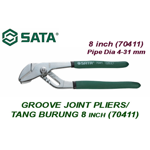 Tang Burung/Groove Joint Pliers 8 Inch 70411 SATA