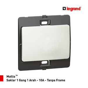 Legrand Mallia - Saklar 1 Gang 1 Arah - 10A - Tanpa Frame