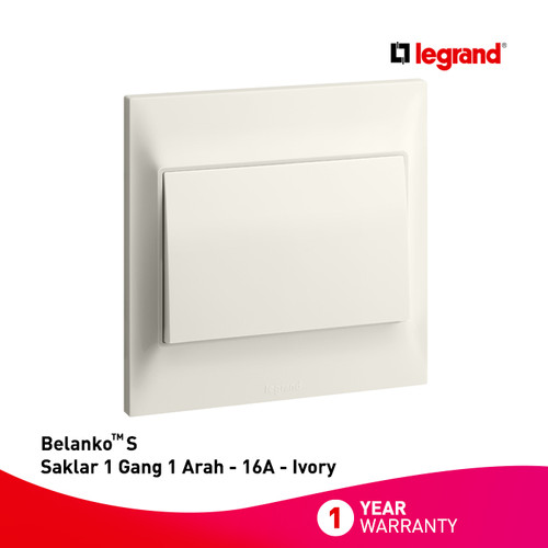 Legrand Belanko S - Saklar 1 Gang 1 Arah - 16A