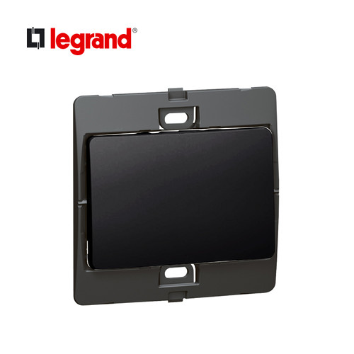 Legrand Mallia - Saklar 1 Gang 1 Arah - 10A - Matt Black