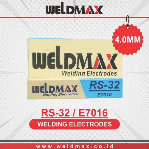 Kawat Las Electroda AWS E7016 (RS-32) 4.0 mm Weldmax