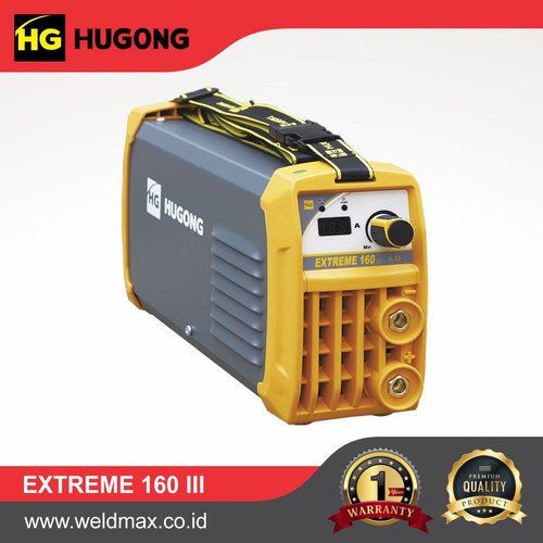 MESIN LAS HUGONG EXTREME 160III - STICK - ARC INVERTER - PORTABLE MMA