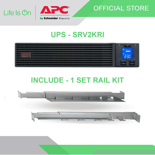 UPS APC SRV2KRIRK Easy UPS SRV 2000VA 1600W Online Sinewave Rack