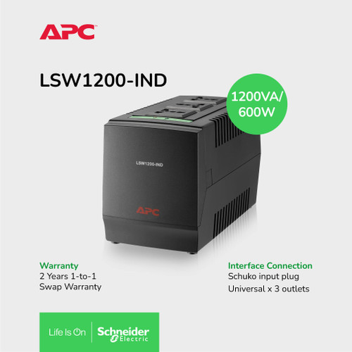 Stabilizer APC 1200VA LSW1200-IND